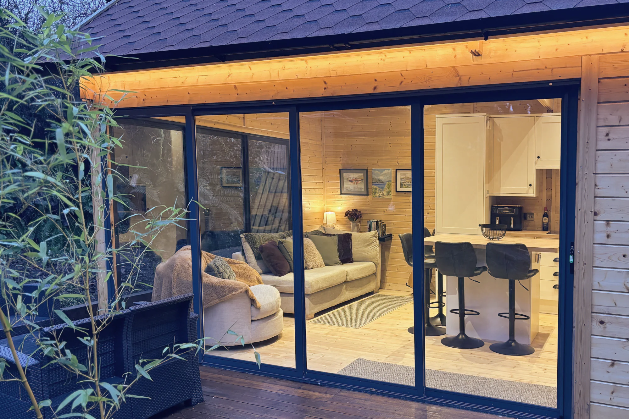 Vista esterna del lodge